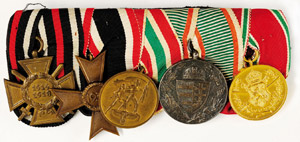  Clasp of five with honor cross of ... 