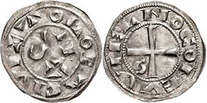 Coins Middle Ages foreign France, ... 