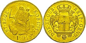 Italien Genua, 96 Lire, Gold, ... 