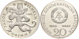 Münzen DDR 20 Mark, 1985, ... 