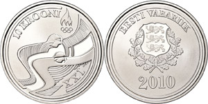Estonia 10 Krooni, 2010, XXI. ... 
