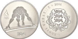 Estonia 10 Euro, 2016, olympic ... 