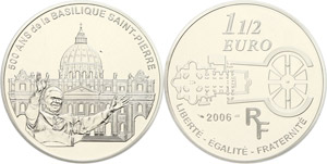 Frankreich 1,5 Euro, 2006, 500 ... 