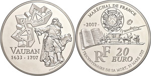 Frankreich 20 Euro, 2007, ... 