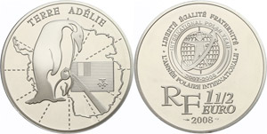 France 1, 5 Euro, 2008, ... 