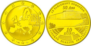France 10 Euro, Gold, 2008, 50 ... 