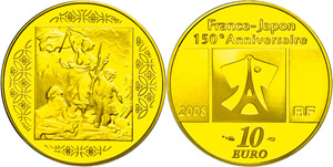 France 10 Euro, Gold, 2008, ... 
