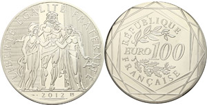 France 100 Euro, 2012, Hercules ... 