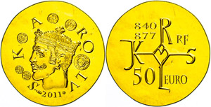 Norway 50 Euro, Gold, 2011, French ... 