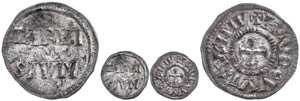 Münzen Karolinger Italien, ... 