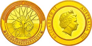Australien 10 Dollars, 2001, ... 