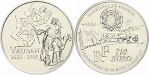 France 1 / 4 Euro, 2007, Sebastien ... 