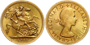 Great Britain Sovereign, 1966, ... 