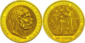 Old Austria coins until 1918 100 ... 