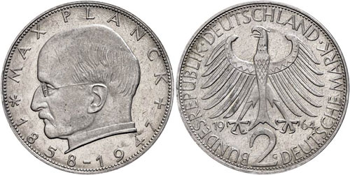 Münzen Bund ab 1946 2 Mark, 1964, ... 