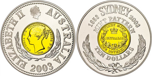 Australien 10 Dollars, 2003, ... 