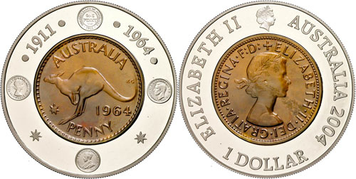 Australien 1 Dollar, 2004, ... 