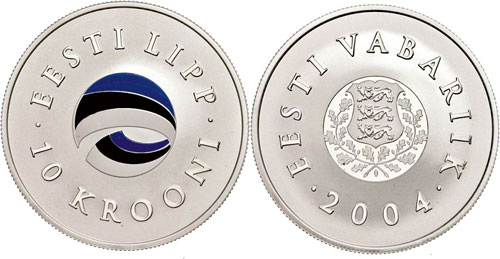 Estonia 10 Krooni, 2004, 120 years ... 