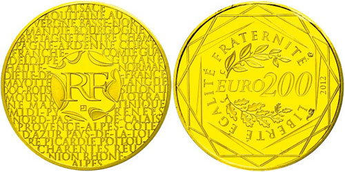 France 200 Euro, 2012, 50 years ... 