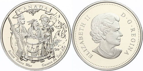 Canada 1 Dollar, 2013, 250 years ... 