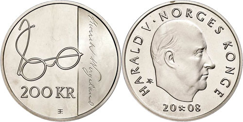 Norwegen 200 Kroner, 2008, Henrik ... 