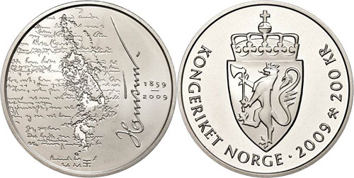 Norway 200 Kroner, 2009, Knot ... 