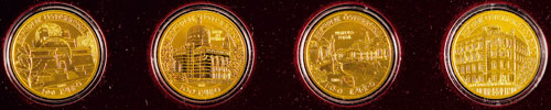 Austria 4 x 100 Euro, Gold, ... 