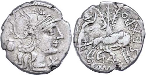 Coins Roman Republic Sextus ... 