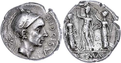 Münzen Römische Republik Cnaeus ... 