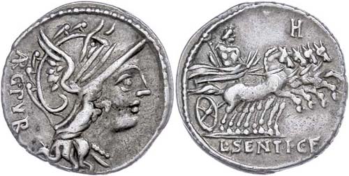 Münzen Römische Republik Lucius ... 