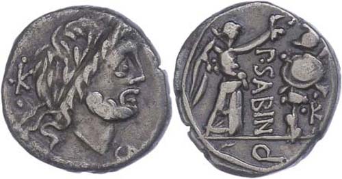 Coins Roman Republic P. Vettius ... 