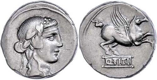 Coins Roman Republic Q. Titius, ... 