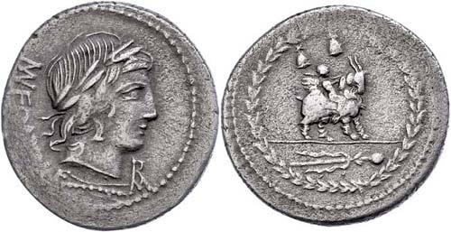 Coins Roman Republic Mn. Fonteius ... 
