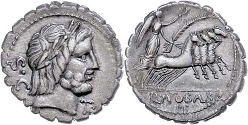 Coins Roman Republic Q. Antonius ... 