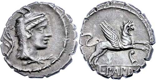Coins Roman Republic L. Papius, ... 