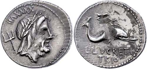 Coins Roman Republic L. Lucretius ... 