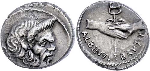 Coins Roman Republic D. Postumius ... 