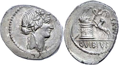 Coins Roman Republic C. Vibius ... 