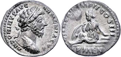 Coins Roman Imperial period Marcus ... 