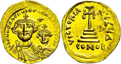 Coins Byzantium Heraclius, ... 