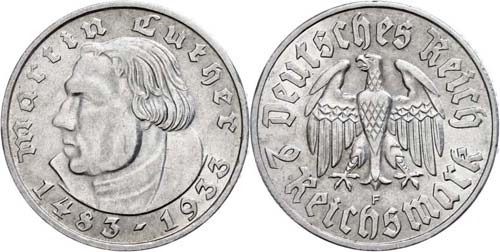 Coins Germany from 1933 to 1945 3 ... 