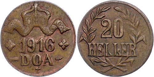 Coins German Colonies DOA, 20 ... 