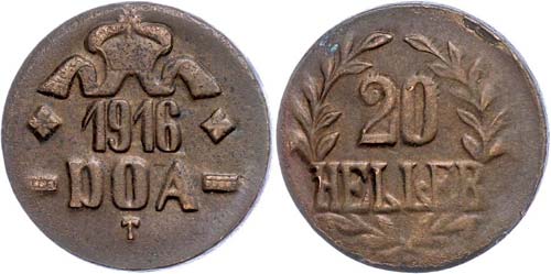 Coins German Colonies DOA, 20 ... 
