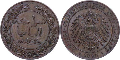 Münzen der deutschen Kolonien ... 