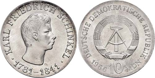 Münzen DDR 10 Mark, 1966, ... 