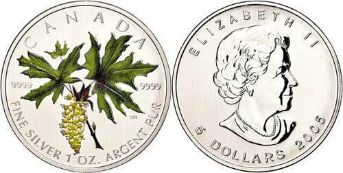 Australien 5 Dollars, 2005, Maple ... 