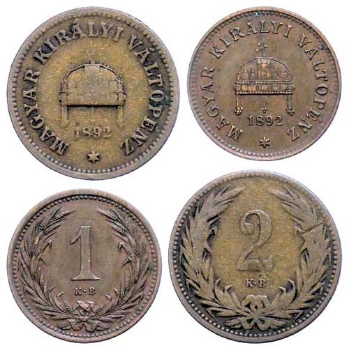 Old Austria coins until 1918 1 and ... 