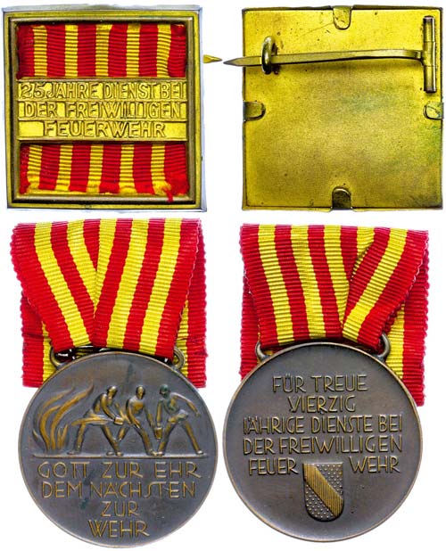 Free State Baden, badge of honour ... 