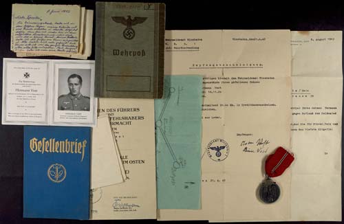 Documents estate of a corporal of ... 