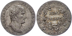 France AN12 (1803 / 1804), Demi ... 